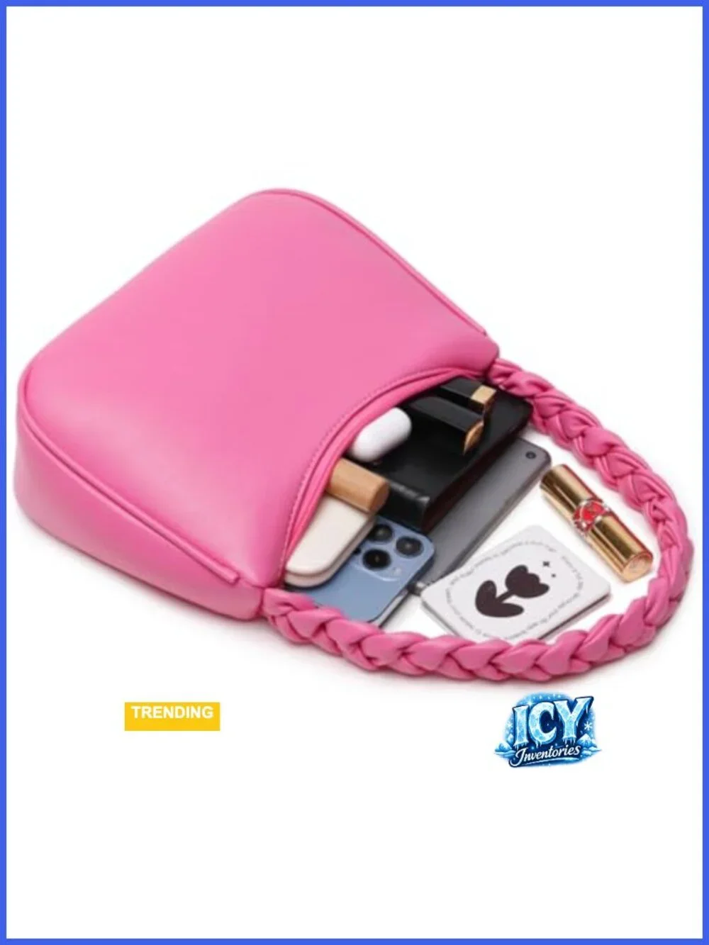 Shoulder Bag for Women Hobo Tote Handbag PU Leather Zipper Crossbody Purse
